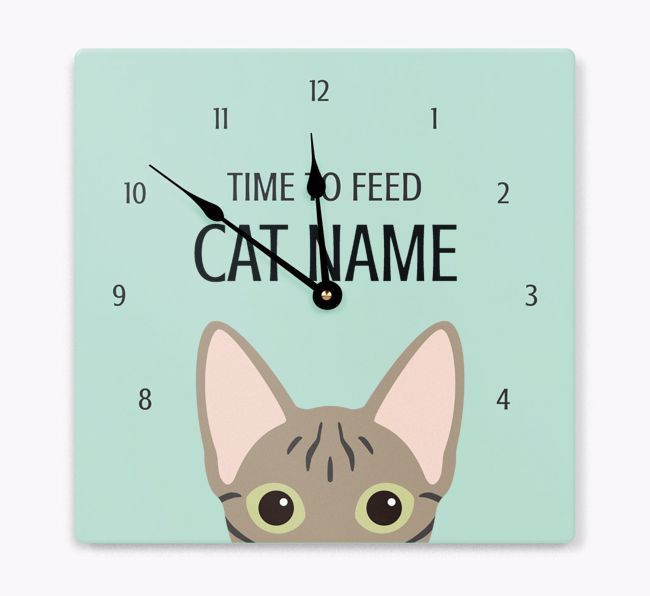 Time To Feed...: Personalised {breedCommonName} Wall Clock